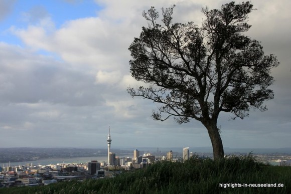 Auckland vom Mt Eden aus gesehen