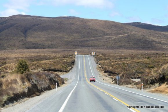 Desert Road auf der Nordinsel